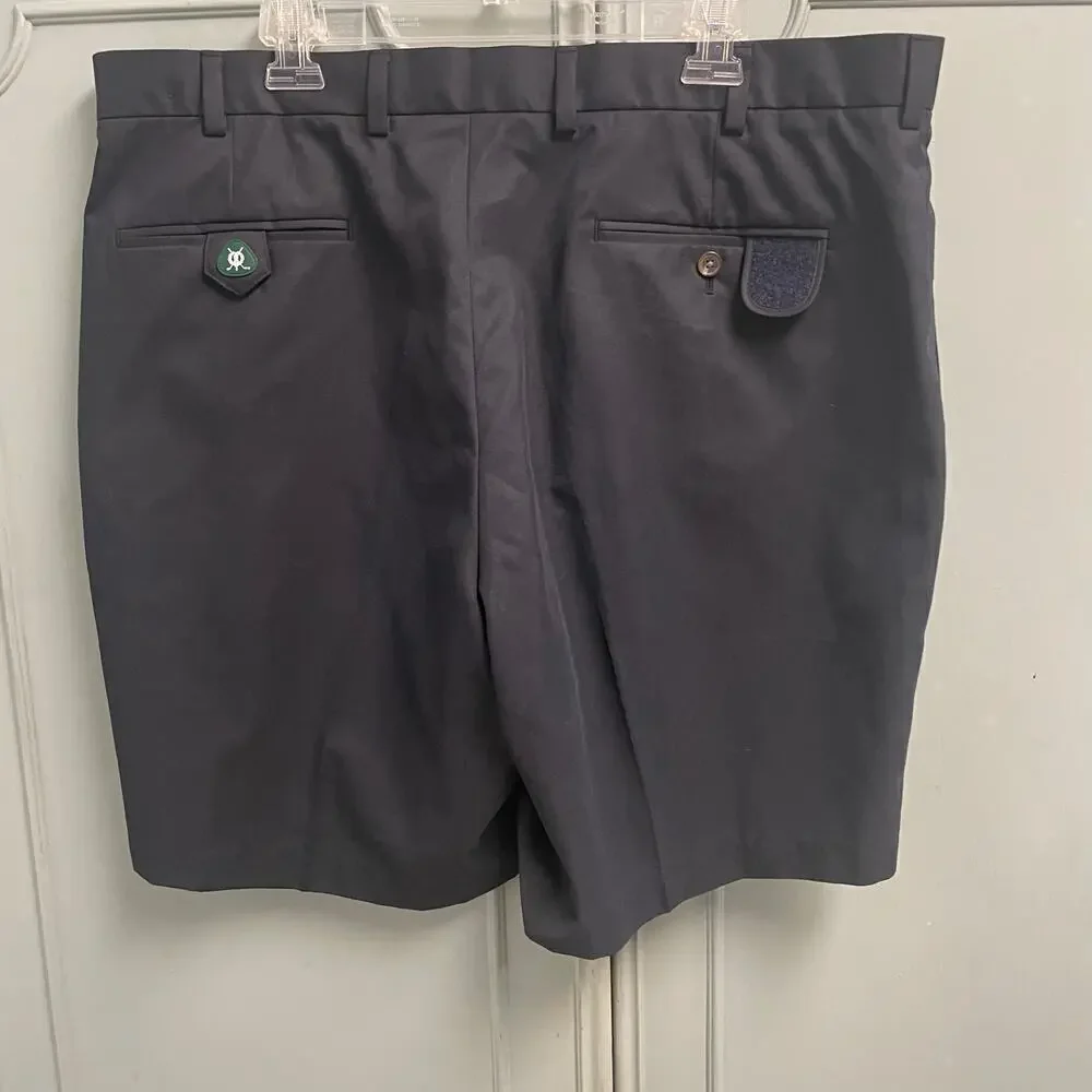 Brooks Brothers Size 42 Black Shorts Dressy Flat Front Golf Classic Flat Front